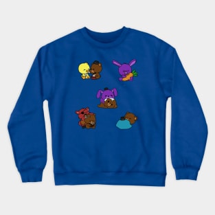 cute fnaf chibi Crewneck Sweatshirt